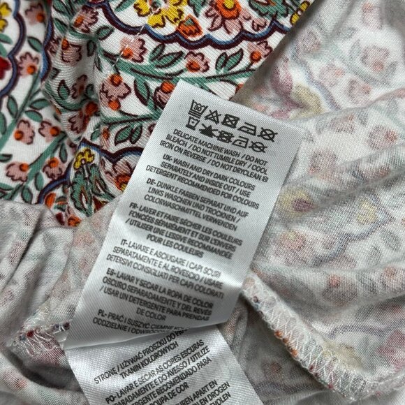 Boden Womens Smocked Waist Jersey Maxi Dress Size US 6P Vacation Floral Boho - Picture 12 of 12